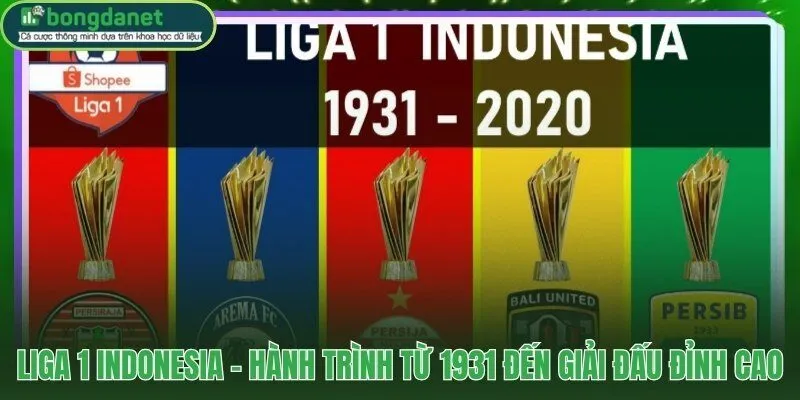 VĐQG Indonesia gần một thế kỷ hình thành và được AFC công nhận